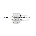 Enamel Glazed Milk Pot with Customized Printing